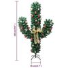 VidaXL Christmas Cactus with Stand and LED Green 180 Cm PVC 344656
