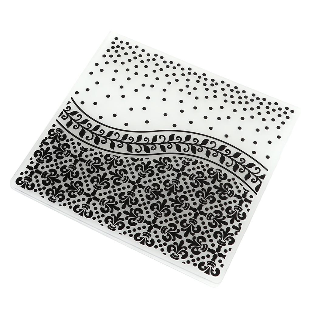 2 шт. папки для тиснения уникальный дизайн вогнутая выпуклая текстура шаблон папки для тиснения для Invita