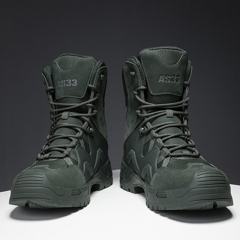 Мужские непромокаемые походные ботинки, прочные уличные ботинки, высокие ботинки в стиле милитари, уличные альпинистские ботинки, ботинки для пустыни, большие размеры