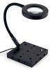 Multifunctional Soldering Station Kit with Magnifying Glass, Desk Lamp, Fume Extractor, & Magnetic Repair Tools
