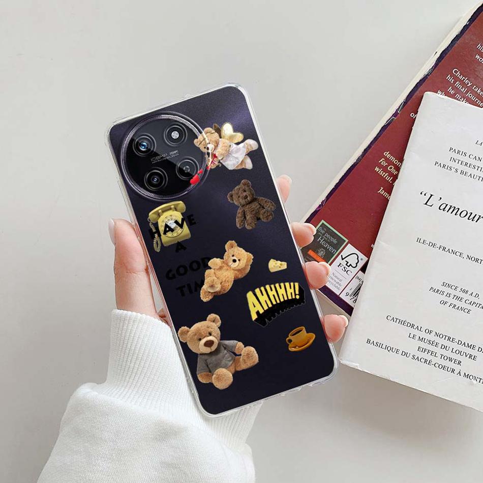 For Realme 11 4G Case Cute Fashion Patterns Clear Silicone Soft TPU Phone Back Cover For Realme 11 Realme11 4G 2023 Funda Bumper
