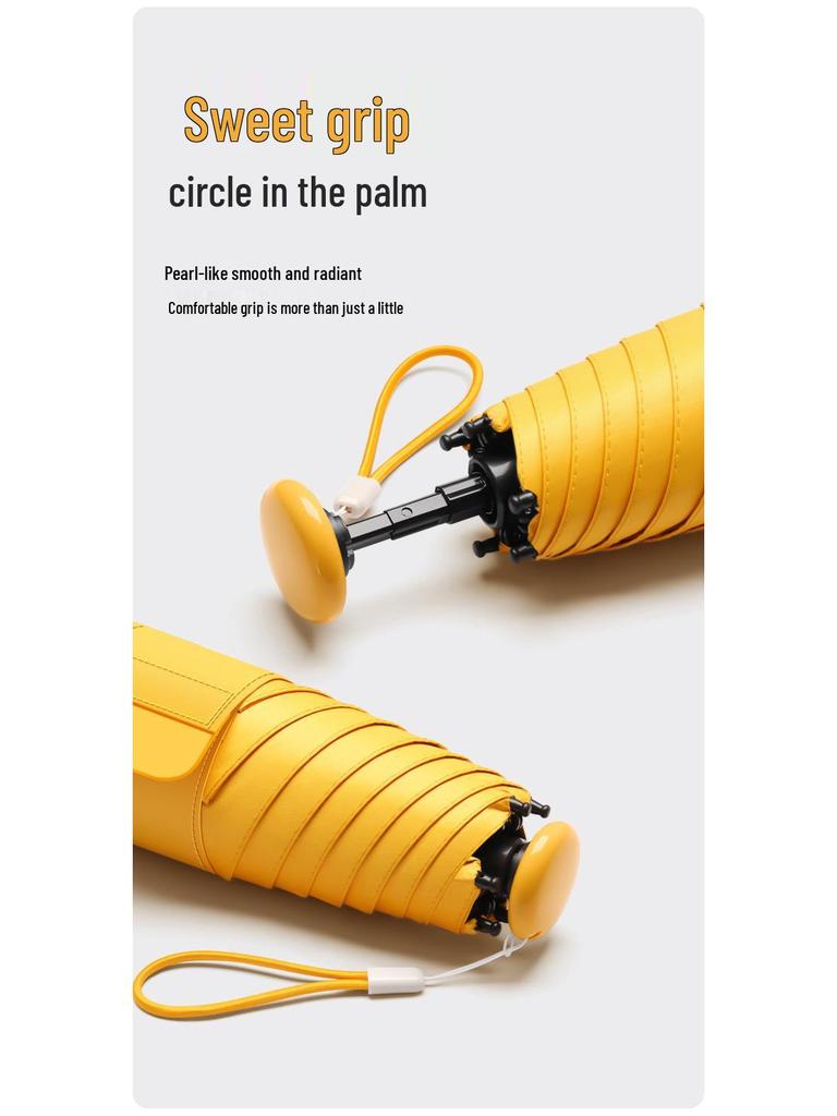 Мини Ультралегкие Капсульные Зонты: Женский солнцезащитный крем и защита от УФ-лучей с индивидуальной рекламой.