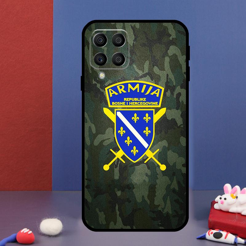 Флаг Боснии и Герцеговины для чехла телефона Samsung Galaxy M15 M55 M33 M13 M23 M53 M31 M51 M14 M34 M54 M20 M30s M52 M32