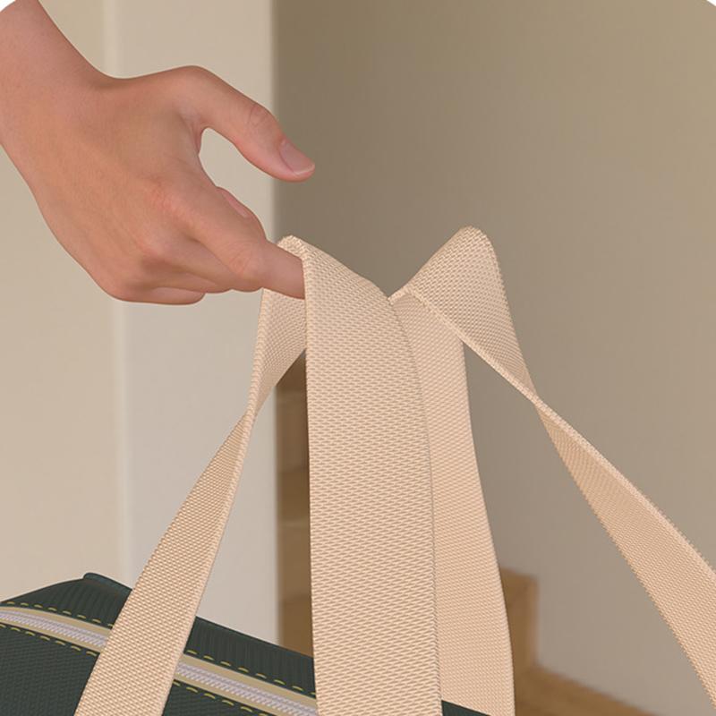 1 Домашняя сумка для переезда большой вместимости, однотонная нетканая портативная сумка для хранения, подходит для одежды, одеял, упаковочные сумки