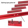 Woodworking Parallel Guide Rail System Electric Circular Saw Track Engraving Machine Slotting Parallel Sliding Rail