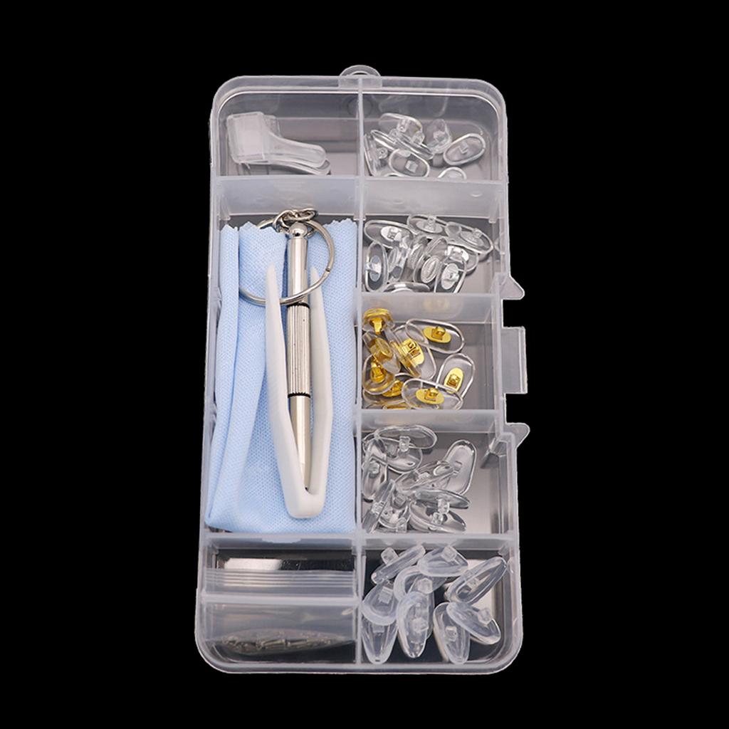 25 пар/набор Силиконовые носоупоры для очков Мягкие носоупоры Очки Противоскользящие носоупоры Инструменты для ухода за глазами Аксессуар для очков