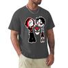 Interesting Cartoon Emo T Shirt Harajuku Short Sleeve T-shirt 100% Cotton Graphics Tshirt Tops