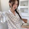 1011 ins пижама с бабочками, женская, весенняя, летняя и осенняя, легкая роскошь, высококачественное ощущение, свободный и тонкий домашний костюм, комплект из двух предметов