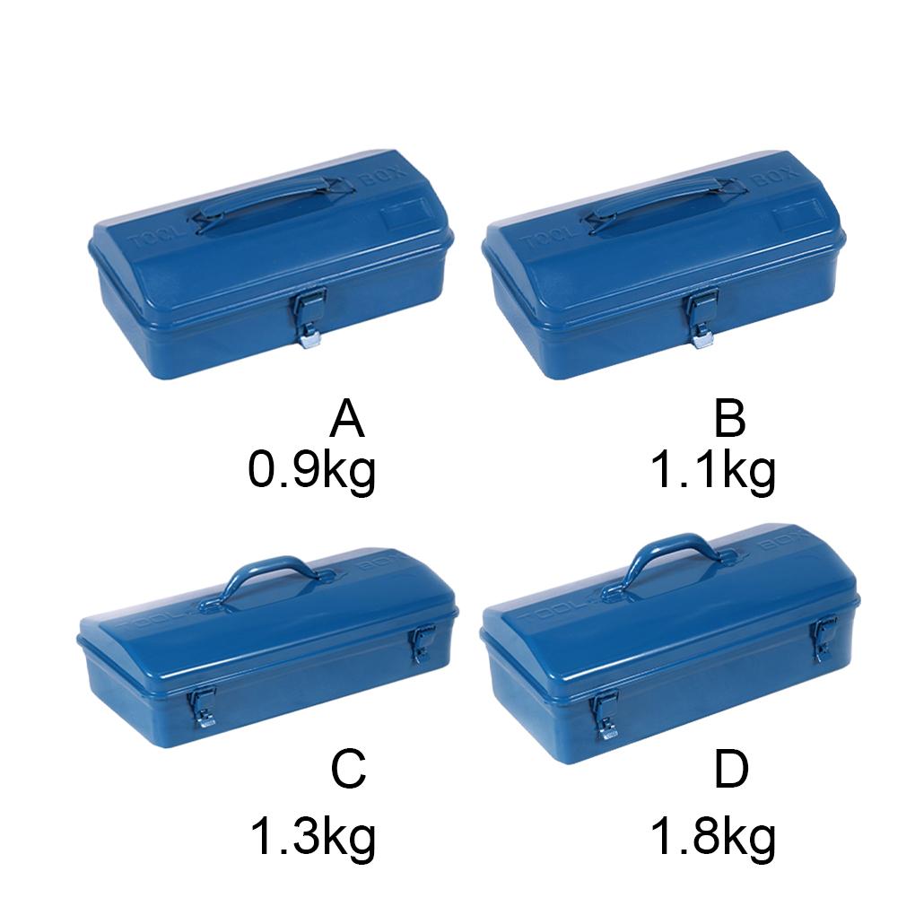 Железный ящик для инструментов, многоцелевой органайзер для хранения, металлический органайзер с ручкой, герметичный кейс для ручного ремонта инструментов для гаражной мастерской