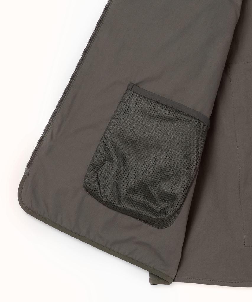 Musinsa Standard [City Leisure] Utility Fishing Vest [Mud Gray]