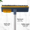2 In 1 Household Cleaning Brush Floor Scrub Bathroom Cleaning Tools Swith Adjustable Long Handle Brush for Cleaning Tile Tools