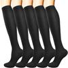 Supervised by an Active 5 Pairs of High Moderate Compression Business Large and Shoe Sports and Elastic 5 Pairs [MOOKISOO] Doctor, Socks, Tightening,