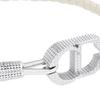 Dior Personalized Design Sheepskin Leather Bracelet Unisex Bracelets White B2901HOMLE_D007