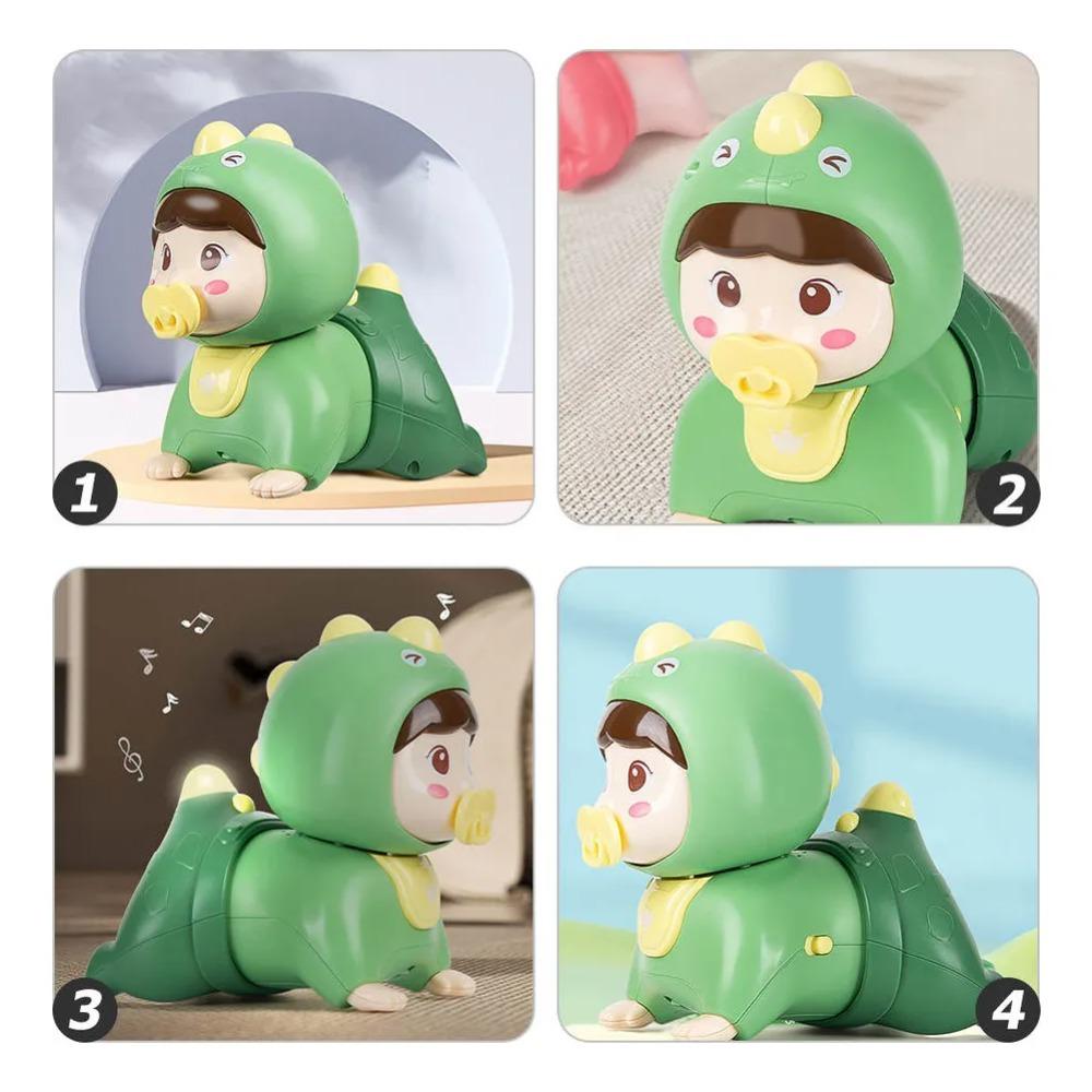 Музыкальная ползающая черепашка Игрушки для младенцев Игрушки для лежания на животе со светом и звуком Ранняя развивающая игрушка для младенцев Подарки на день рождения для мальчика девочки