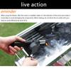 Hand Cranked Blower Charcoal Coal Starter Fan Cooking BBQ Fan Multi-function Handheld Fire Blower for Camping Picnic Bonfire