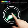 1x Мини USB RGB LED Свет в салон автомобиля с сенсорной кнопкой, неоновая атмосфера, лампа для освещения салона, подходит для любого устройства с USB-портом, для автомобиля, компьютера