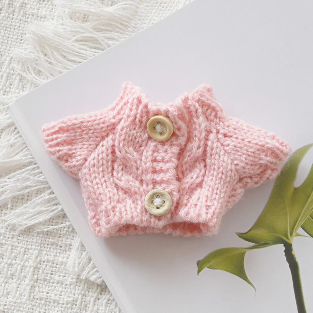 Для 14 см хлопковый комбинезон для кукол с мультяшным сердцем, сменный наряд для плюшевой куклы, аксессуары для игрового домика, мини-одежда