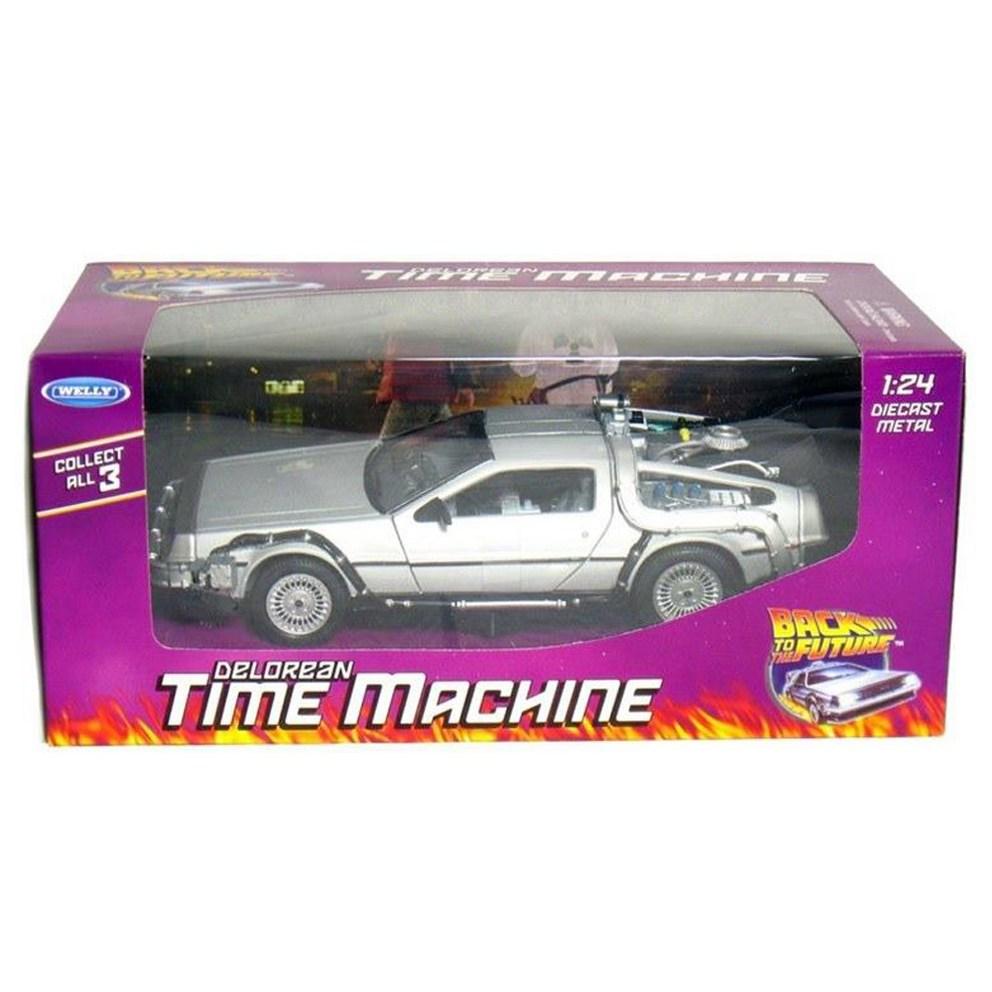 ВЕЛЛИ 1:24 Назад в будущее Часть 1 DeLorean Литая модель автомобиля