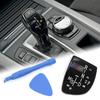 Car Shift Knob Panel Gear Button Cover Emblem M Performance Sticker For BMW X1 X3 X5 X6 M3 M5 F01 F10 F30 F35 F15 F16