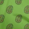 Cotton Flex Green Fabric Block Dress Material Fabric Print Fabric By The Yard 40 Inch