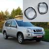 Для NISSAN X-TRAIL X TRAIL XTRAIL T31 2008 2009 2010 2011 2012 2013 хромированная передняя противотуманная фара, крышка лампы, накладка противотуманной фары