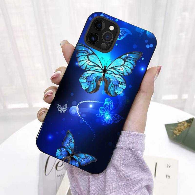 Милый красочный чехол для телефона с бабочками для iPhone 11 12 13 Mini Pro Max 8 7 6 6S Plus X 5 SE 2020 XR XS Funda Case