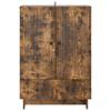 Sideboard Smoked Oak 66 x 34.5 x 95 cm Wood Based Panel