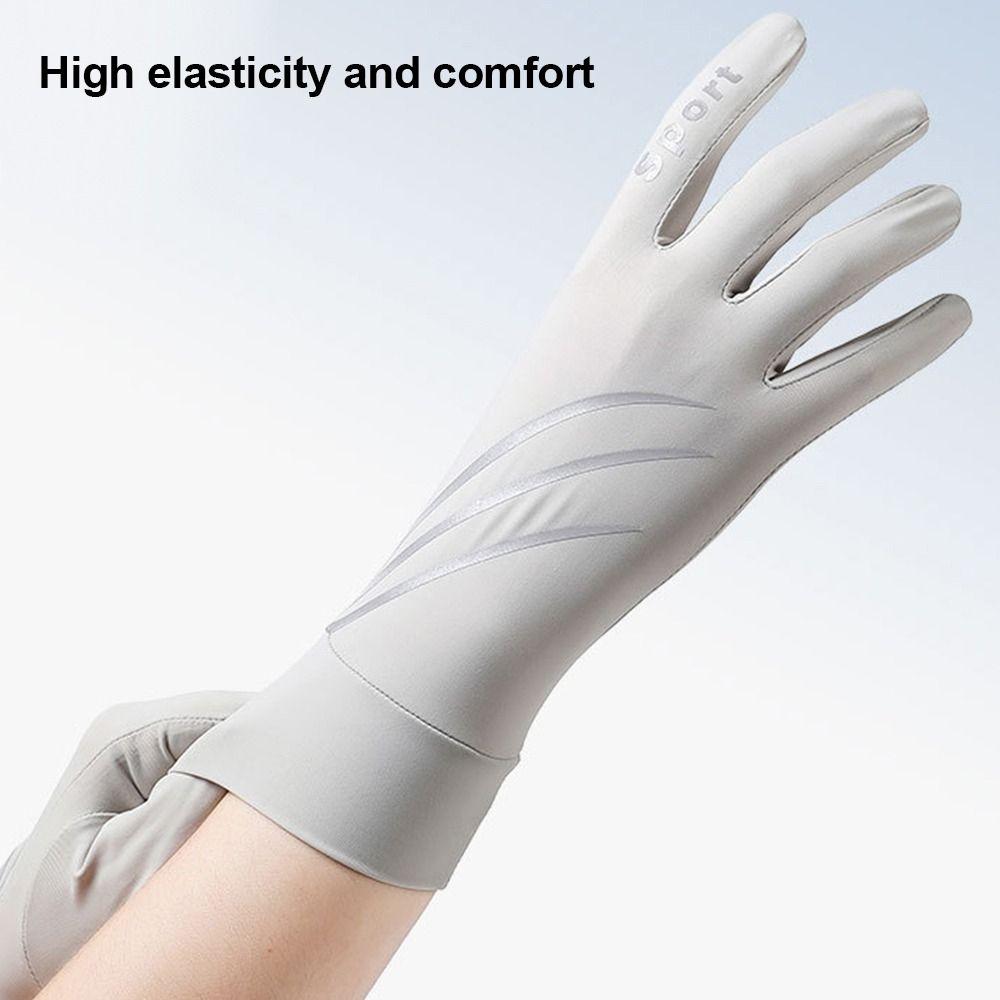 Touch Screen Cycling Gloves Sun Protection Driving Gloves Women Anti-uv Sun Gloves Outdoor Sports