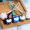 Pendant Keyring Bag Pendant Japanese Lucky Cat Keychain Mobile Phone Strap Maneki Neko Phone Charm