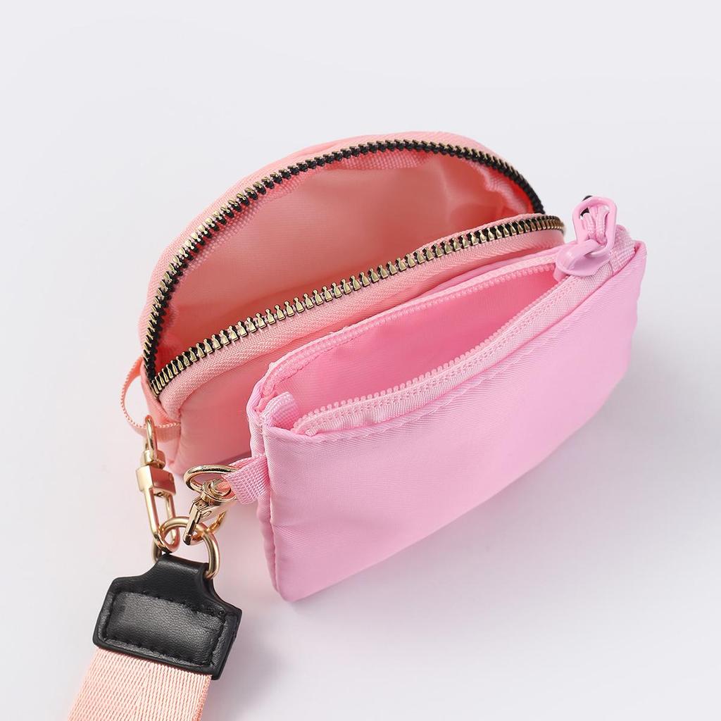 LULU Водонепроницаемый нейлоновый кошелек для монет и браслет-ключница в стиле колор-блок