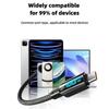 100W 6A Type C PD Quick Charger 3.0 Cable For Samsung Xiaomi Huawei USB C Mobile Phone Data Cord Fast Charging Data Cable