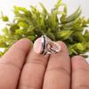Rose Quartz Gemstone 925 Stamped Silver Jewelry Handmade Beautiful Ring For Gift RR-57-30