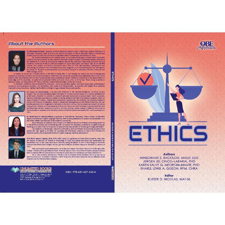 Ethics by Minsoware S. Bacolod, et, al. / 2023