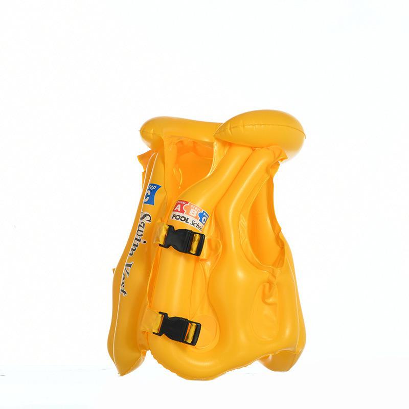 Inflatable ABC Swimsuit Thickened PVC Leakproof Child's Life Jacket
