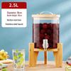 Homeglen Heat-Resistant Glass Beverage Dispenser