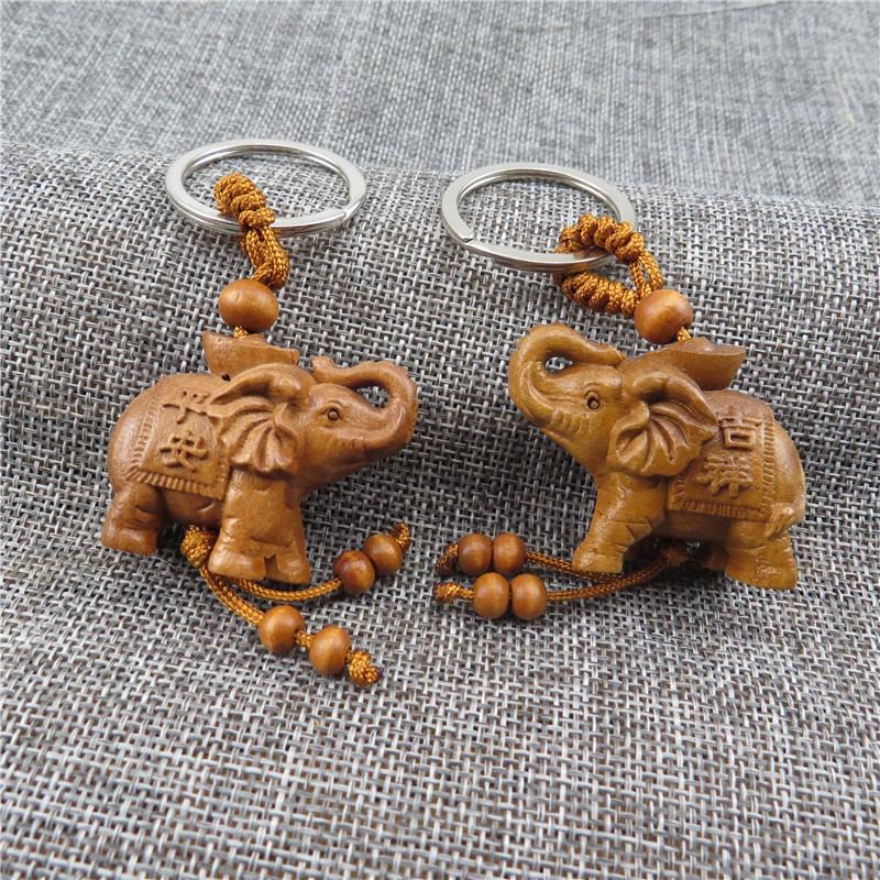 Брелок-подвеска в виде тыквы Pixiu из красного дерева с 3D-резьбой