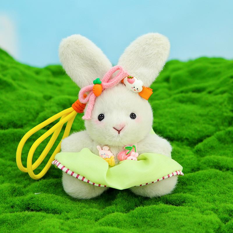 Cute Bear Plush Keychain Toy With Pp Cotton Filling For Kids Backpack Accessories