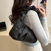 Pleated Cloud Bag Niche Simple Texture French Underarm Bag Fresh and Sweet Korean Version Trend Light Luxury Shoulder Women's Bag