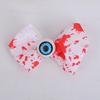 Halloween Blood Bow Clips for Women Girls Horror Eyeball Bowknot Hairpin for Halloween Theme Party Hair Accessories