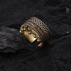 Hollow Out Ethnic Style Ring Thai Silver Irregular Opening Ring Vintage Ring  Gifts for Women Girl