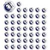 M4 Hex Lock Nylon Lock 4mm Hex 403 Stainless Nylon Insert 50-Piece Nuts, Nuts, Height, 6.8mm Width, Steel, Self-Locking