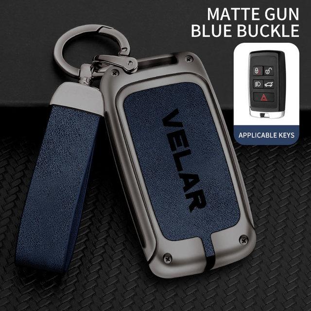 Чехол для дистанционного ключа автомобиля из цинкового сплава, чехол для Land Rover Velar, защита для дистанционного управления Land Rover VELAR, автоаксессуары