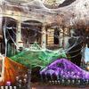 Colorful Halloween Spider Web Stretchable Cotton Cobwebs Elastic Scary Party Scene Props for Halloween Christmas Eve Parties