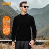 Men's Plush Chenille Round Neck Sweater