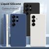 Для Samsung Galaxy S25 Ultra жидкий силиконовый чехол Samsung S25 Ultra чехол Fundas Coque мягкий защитный чехол TPU Galaxy S25 Ultra
