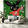 Bing Custom Name Wall Tapestry Aesthetic Wall Hanging Printed Fabric Blanket Decorative Tapestries for Bedroom Living Room Home Decor