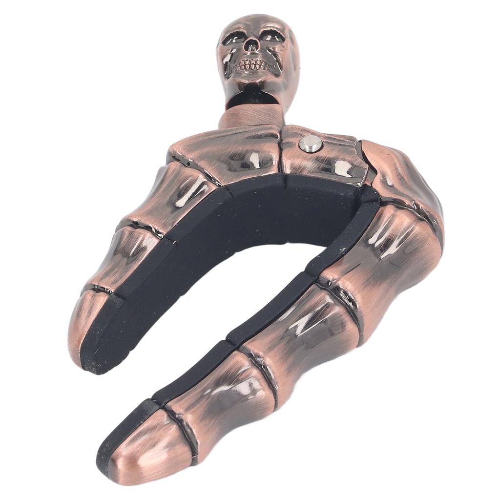 Гитарный каподастр с ручкой в виде черепа, фиксирующийся, мягкий силиконовый, устойчивый к царапинам каподастр для электроакустических гитар, укулеле