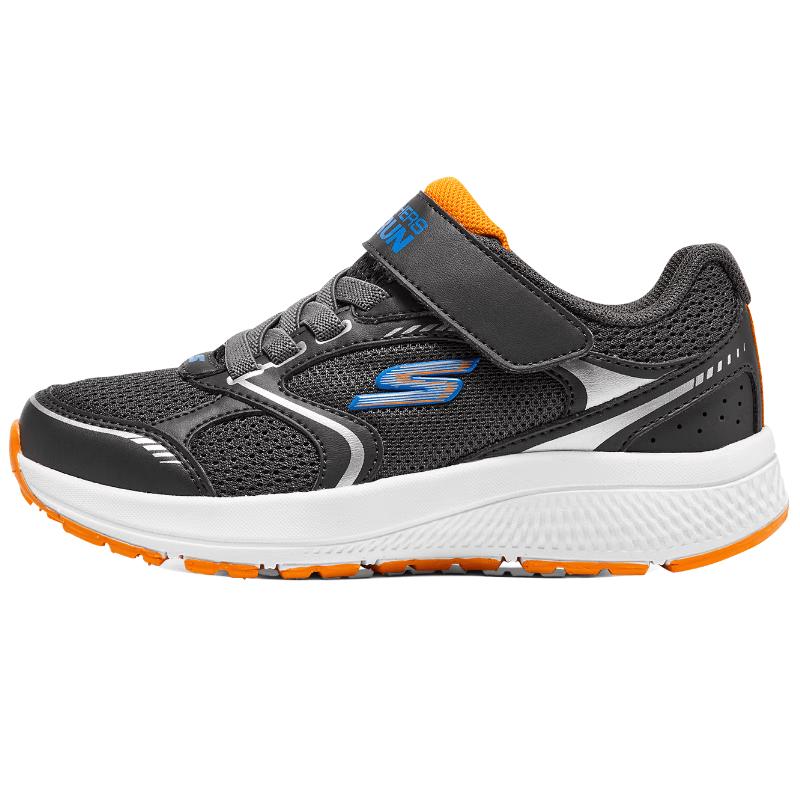 Skechers Детские беговые кроссовки с леопардовым принтом и липучками