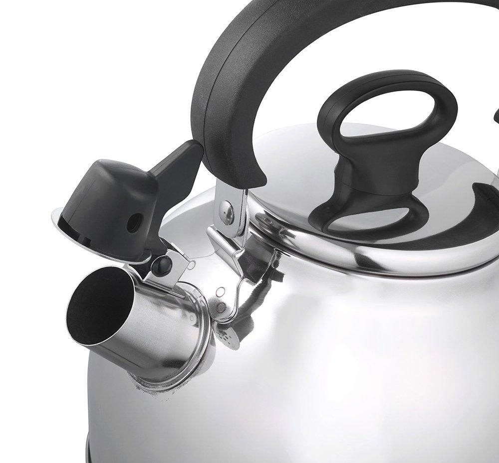 Чайник Cookvessel FIKA из нержавеющей стали, 2,3 л, черный, FIKASTH-23 BK