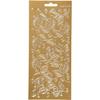 Stickers - Gold - Foliage - 1 Piece - Mixed - Adult